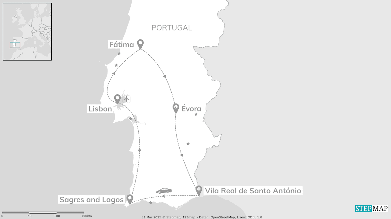 Explore Southern Portugal: Road trip from land to sea