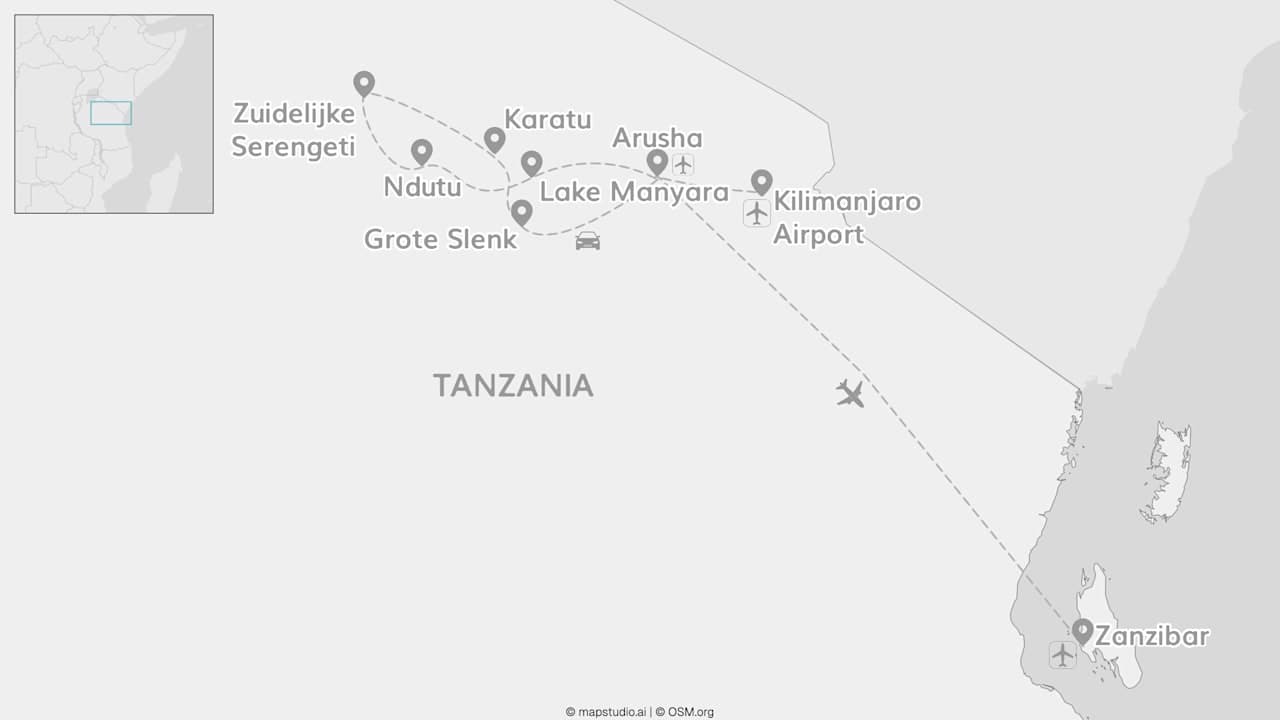 Tanzania: Serengeti, safari, Zanzibar!