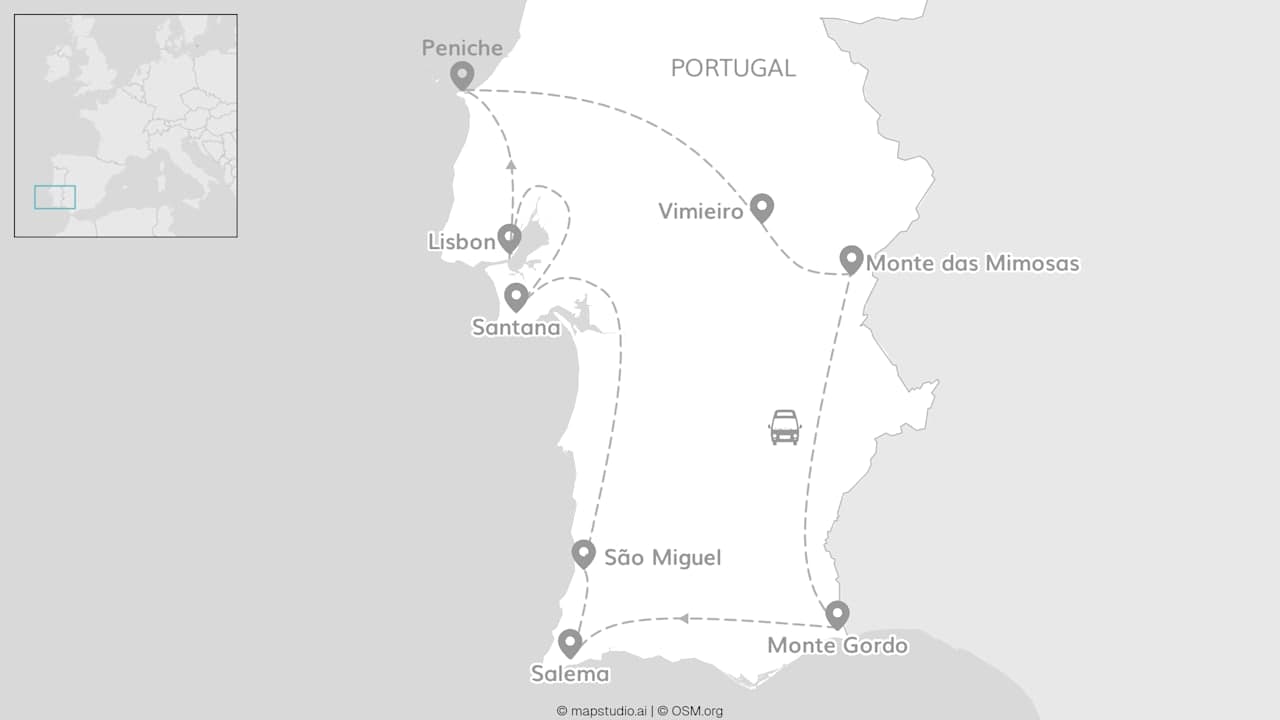 Portugal van life: Coastline meets countryside