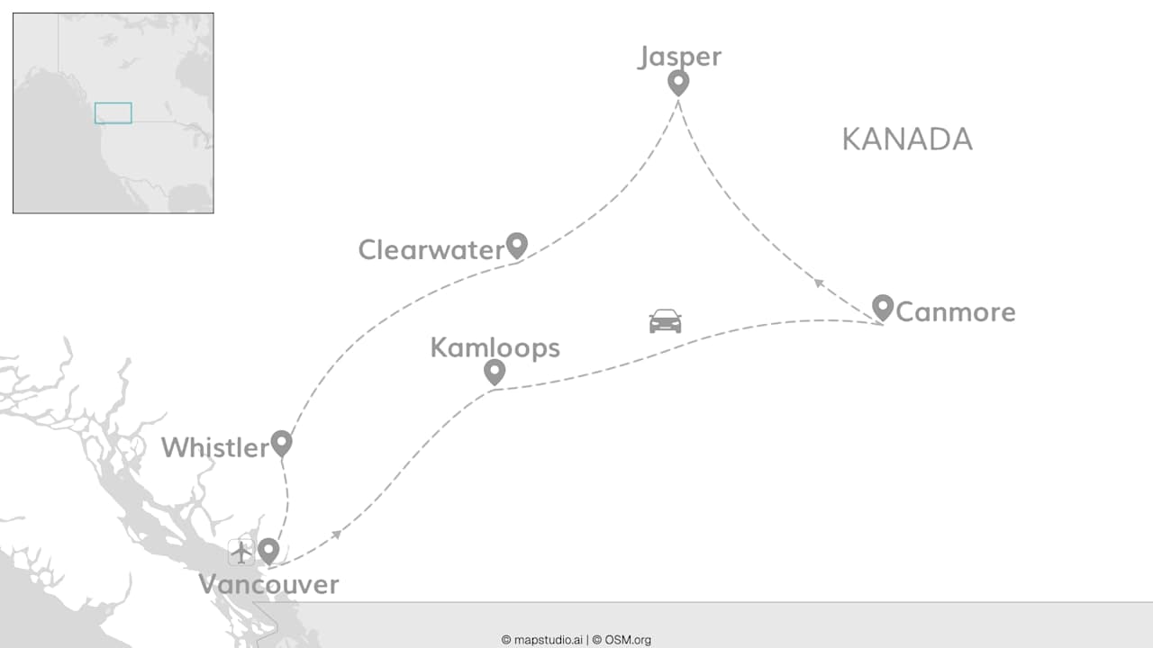 Kanada Roadtrip: Vancouver Vibes & Rocky Mountains