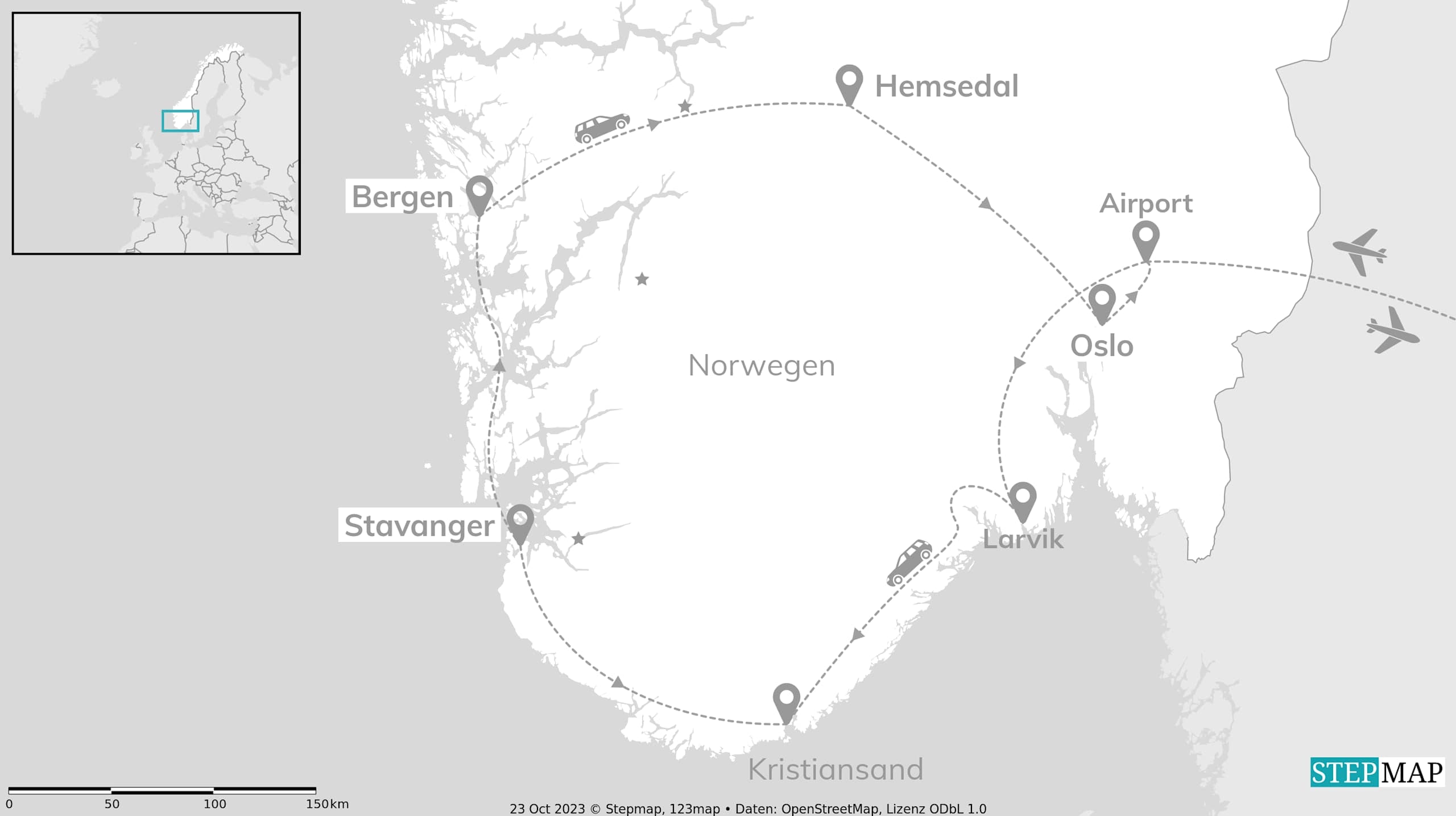 Südnorwegen Roadtrip: Zu Fjorden & Wasserfällen